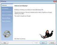 EZ Backup IE and Outlook Express Pro screenshot